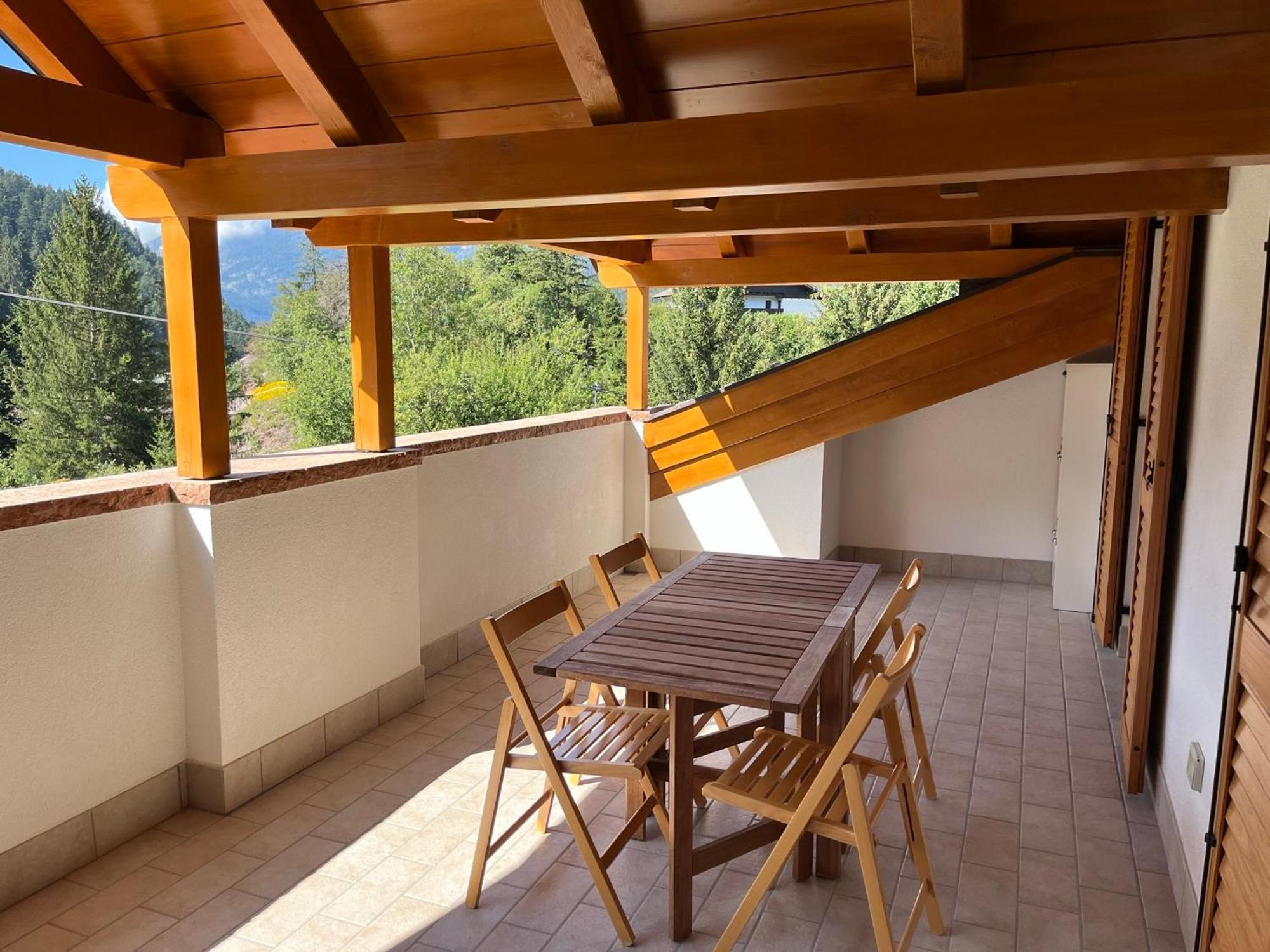 Апартаменты Attico In Legno Ad Андало Экстерьер фото