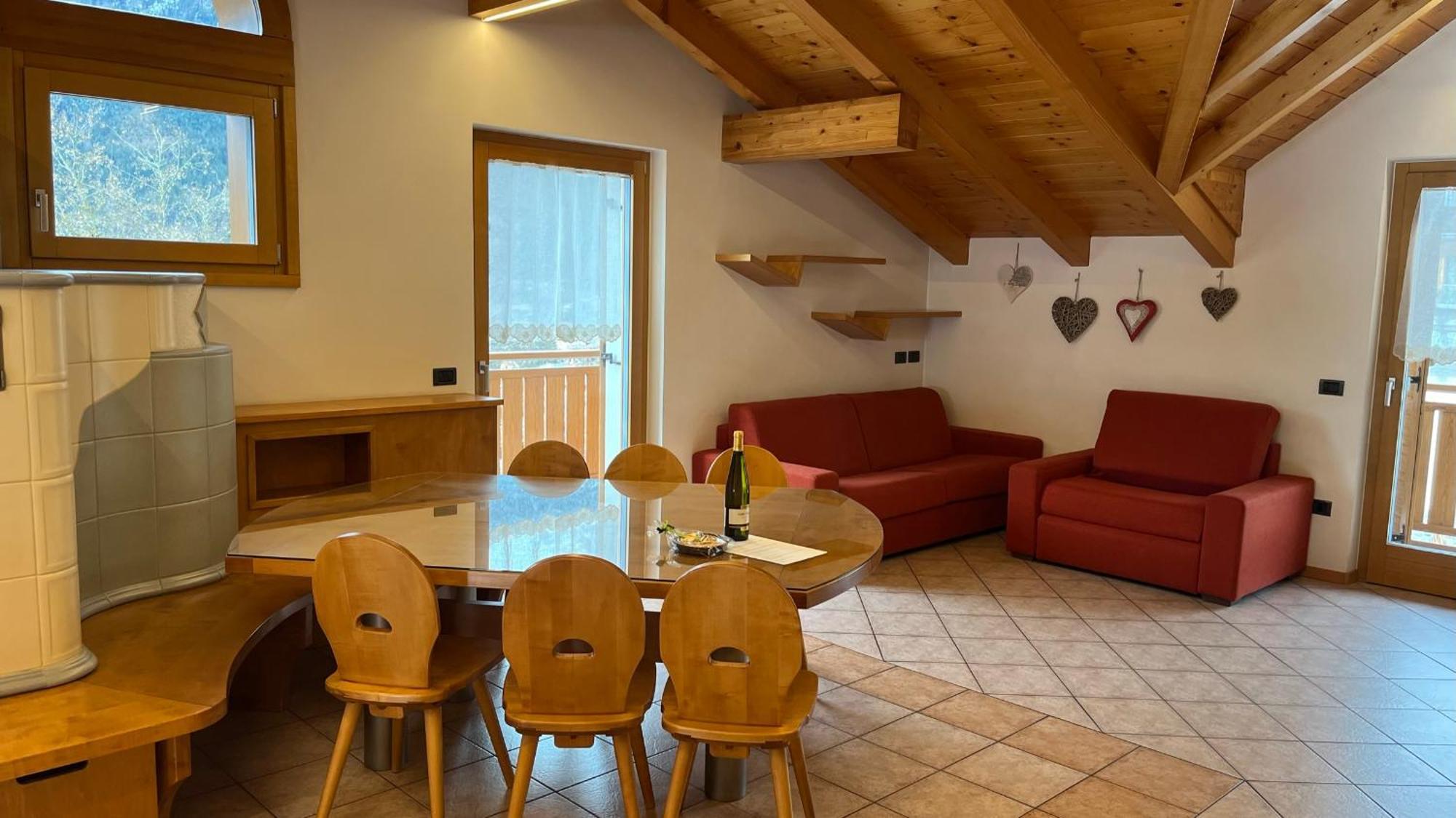 Апартаменты Attico In Legno Ad Андало Экстерьер фото